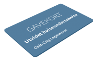 Gavekort - Utvidet helseundersøkelse